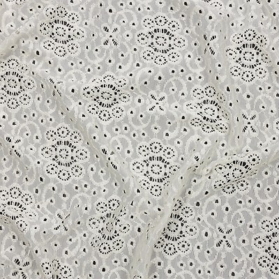 Stretch embroidered shop lace fabric