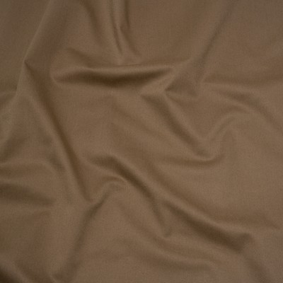 Averill Coffee Bean Brown Carbon Brushed Stretch Khaki Twill - Brushed -  Cotton - Fashion Fabrics