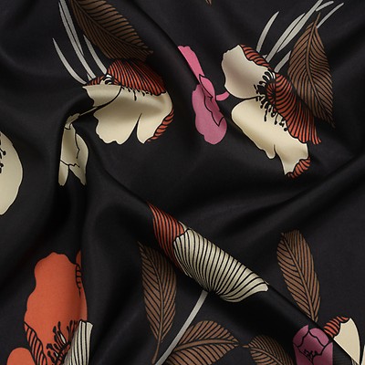 Polyester China Silk Lining Fabric 60 Wide Habutai by The Yard (Red, 1  Yard)