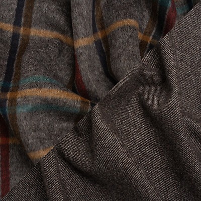 Polyester Wool Fabric Brushed Coating 59 inches Wide Soft By The Yard  Medium Heavy Weight (Brown) 