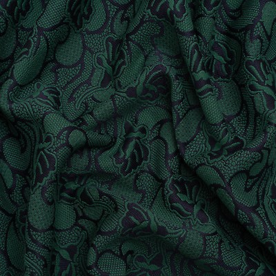 Black and Gray Rose Jacquard