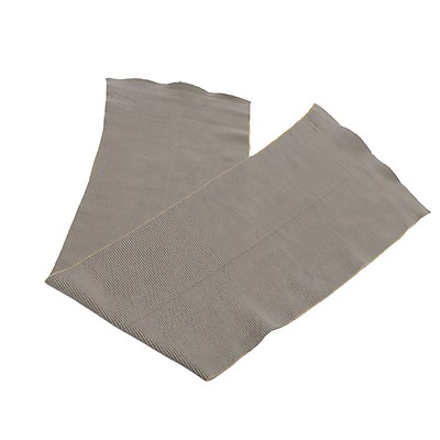【2plan】Deep press ribbed warm t Cloud Gray 2x2 Rib Knit Foldover Trim - 37.5