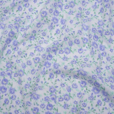 Cotton Jersey Print - Light Blue and White Polka Dots Cotton Jersey Print - Light Blue and White Polka Dots