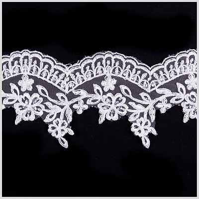 Ivory Corded Lace - Corded - Lace - Trims