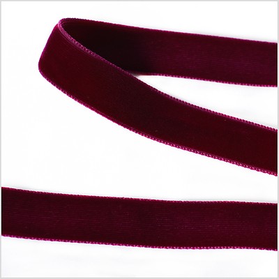 White Double Sided Velvet Ribbon By The Yard - Weiss Double Faced Velvet  Ribbon