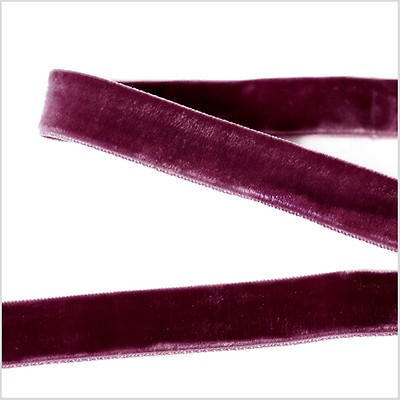 Burgundy Velvet Ribbon 3/8 5/8 7/8 