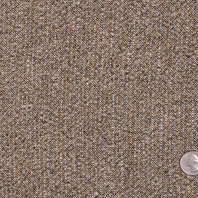 Brown, Charcoal and Off White Striped Plush Boucle Wool Knit