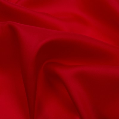Red duchesse silk blend satin - SARTOR BOHEMIA