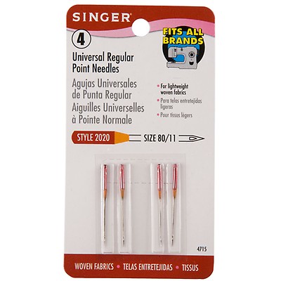 Singer Universal Denim Machine Needles Size 100/16 - Machine Needles - Pins  & Needles - Notions