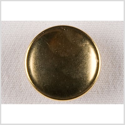 Metal Shank Back Button - 36L/23mm - Gold Sand Center and