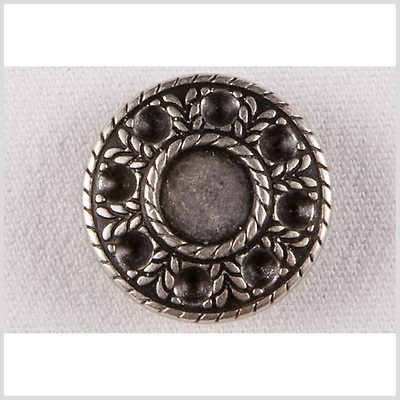 Decorative metal clearance buttons