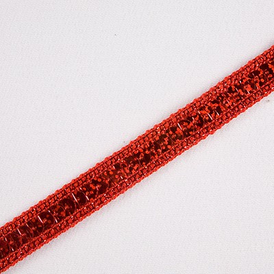 Wirlsweal 1 Roll Sequin Trim Glossy Cuttable 10 Yard Sewing Crafts Sequin  DIY Ribbon Cloth Accessory 