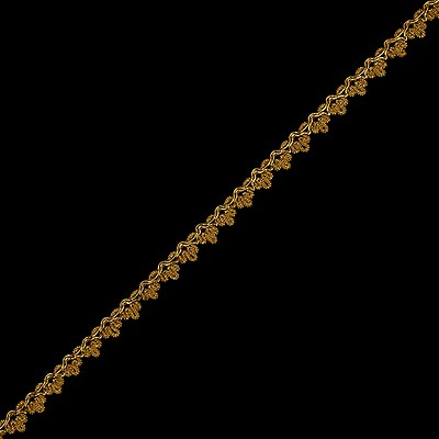 Harvest Gold and Wood Ash Waves and Triangle Twisted Fringe Trim - 1.625 -  Fabric - Fringe - Trims