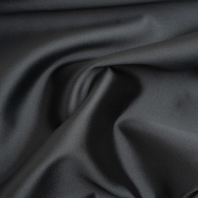 Silk Wool Twill - Jet Black - Premium Collection