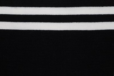 Black Ribbed Jersey Fabric - Sewcute Fabrics