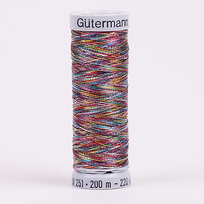 まりりん Gutermann Machine Embroidery Thread 200m - 9994 Varigated