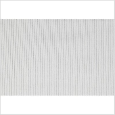White Heavy Cotton Rib Knit - Web Archived