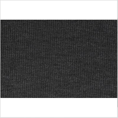 Black Rib Knit Trim - 7