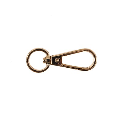 Weathered Gold Lobster Clasp with Rounded Swivel Bottom - 2.875 x 0.875