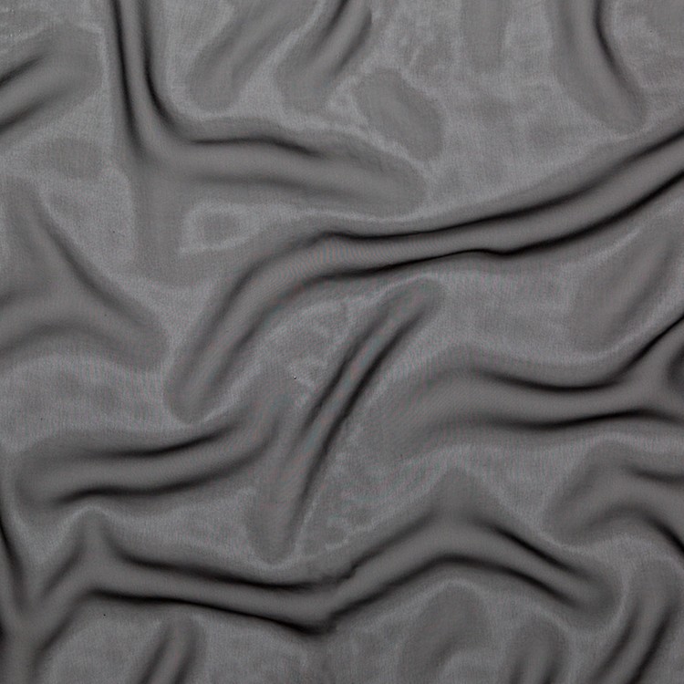 black silk chiffon