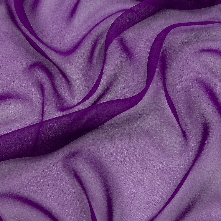 eggplant chiffon fabric