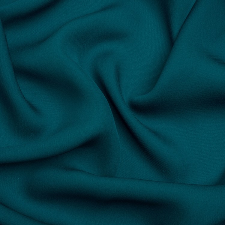 dark teal chiffon fabric