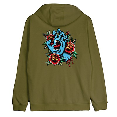 Santa cruz vacation dot shop blue pigment dyed hoodie