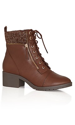 plus size lace up boots