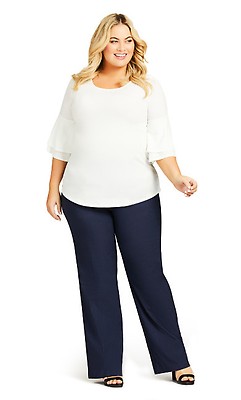 Women's Plus Size Boot Cut Pull-On Pant