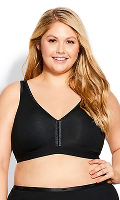 Cacique, Intimates & Sleepwear, Cacique Womens Bra Full Coverage Unlined  Cotton Blend 48d Black