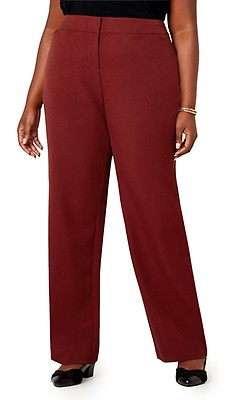 Avenue Womens Plus Size Trouser Cool Hand Tall Pants, Charcoal at   Women's Clothing store