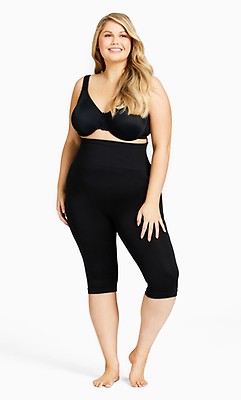 City Chic Women's Plus Size Smooth & Chic Cotton Thigh Shaper 