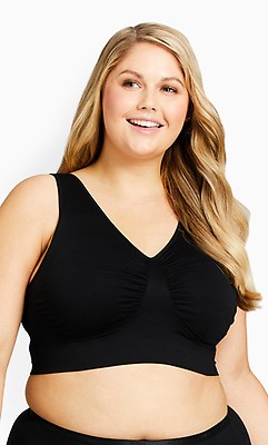 Avenue Plus Size Bra Seamless in Nude, Size 14160 at