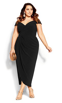 Plus Size All Class Black Dress