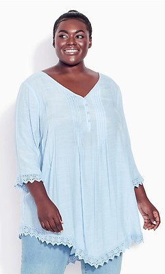 Plus size ivory lace 2024 top