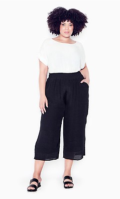 Plus size hot sale gaucho pants