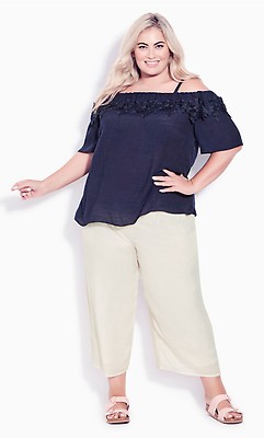 Plus size gaucho on sale capris