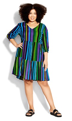 City Chic Trendy Plus Zen Mini Dress • Find prices »