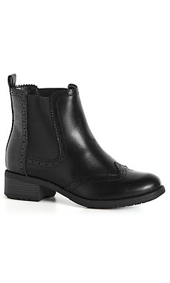 Presley ankle boots shop in black faux suede