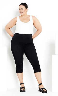 BLACK LEGGINGS - PLUS SIZE 12-24