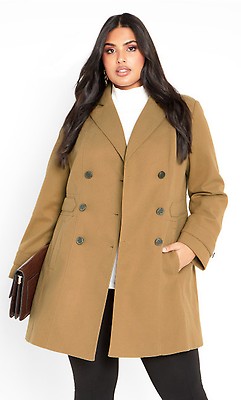 Plus size cheap military coat