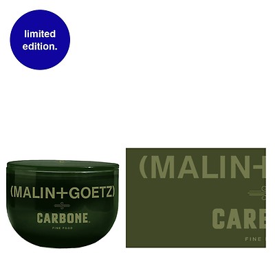 MALIN+GOETZ x Carbone Fine Food tomato supercandle. | (MALIN+GOETZ)