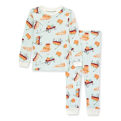 Whimsical Garden Baby Zip Front Snug Fit Footed Pajamas