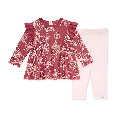 2-Piece Baby & Toddler Girls Floral Meadow Tunic & Legging Set