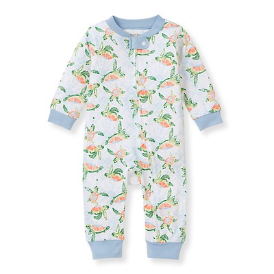 Burt's Bees Baby Baby Girls' Sleep and Play Pajamas, 100% Organic Cotton  One-Piece Romper Jumpsuit Zip Front Pjs