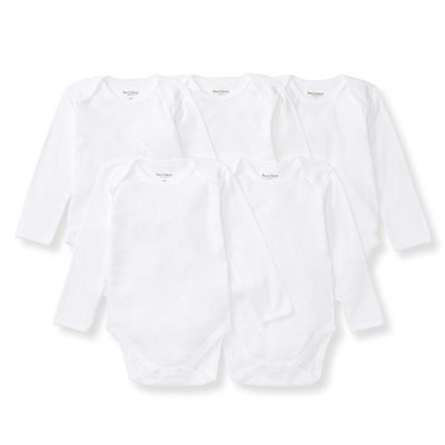 Light Cream 3-Pack Organic Cotton Bodysuits