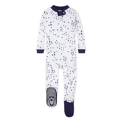 Burts Bees Baby Baby Unisex Pajamas Zip-front Non-slip Footed Sleeper Pjs Organic Cotton