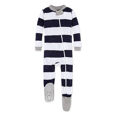  Burt's Bees Baby Baby Boys' Pajamas, Zip-Front Non-Slip Unisex  Footed Sleeper PJs, Organic Cotton, Cozy Penguins, 3 Months: Clothing,  Shoes & Jewelry