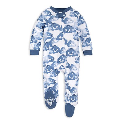 Burt's Bees Baby unisex baby Pajamas, Zip-front Non-slip Footed Pjs,  Organic Cotton and Toddler Sleepers, Trees, 12 Months US 