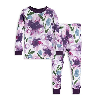 Organic Cotton Kids Long John PJ Set - Springtime Dream – NIOVI